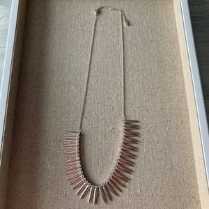 Stella and dot silver necklace